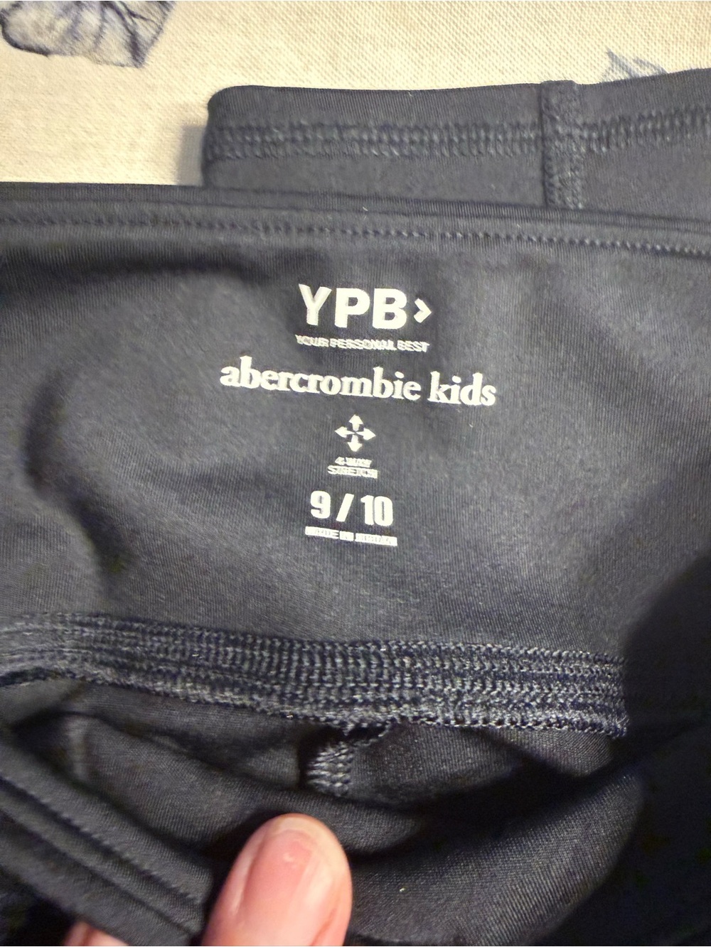 abercrombie kids navy leggings